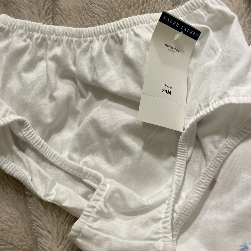 NWT Polo Ralph Lauren Ruffled Polo Dress and Bloomer